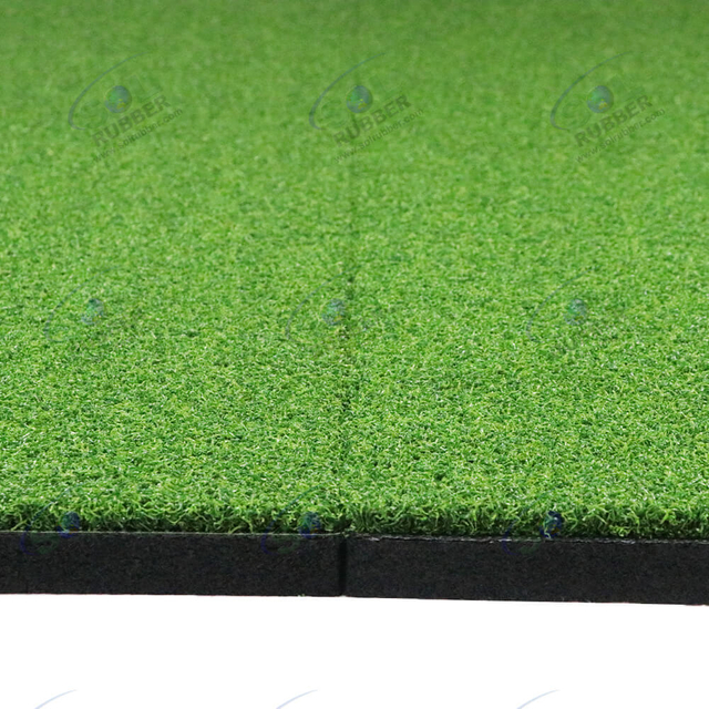 Functional Training Artificial Turf Rubber Flooring Tiles For Gym Room