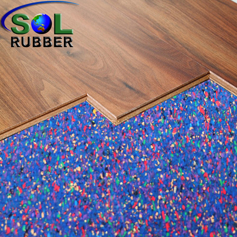 Acoustic Insulation Cork Underlayer Rubber Floor Mat