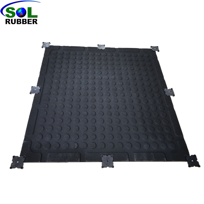 High Density Smooth Surface EPDM Rubber Gym Flooring Mat