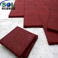 Outdoor Anti Uv Mat Playground Rubber Tile Rubber Flooring