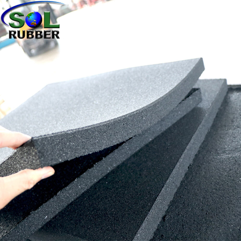 Factory Direct Gym Rubber Flooring Tiles Rubber Slope for Fitness Weight Area