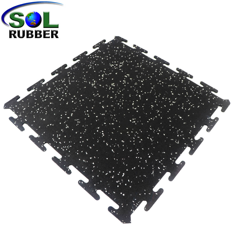 8mm Shock absorption Fitness Puzzle Gym Rubber Flooring 