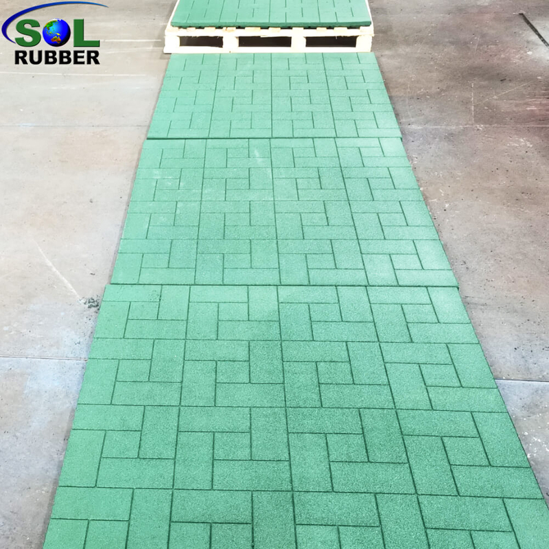 30mm Thick Unique Design Horse Stable Rubber Flooring