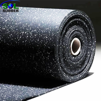 100% Recyclable Materials Fitness Gym Rubber Roll Flooring Mat