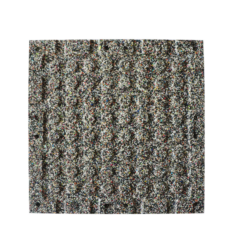 20mm Thick Wood Grain Free Weight Area Gym Rubber Flooring Mat