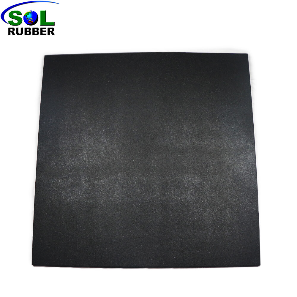 100% Premium Recycled SBR 1m x 1m 20 mm Rubber Gym Tiles