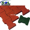 25mm Equine Protection Outdoor Dogbone Rubber Paving Brick