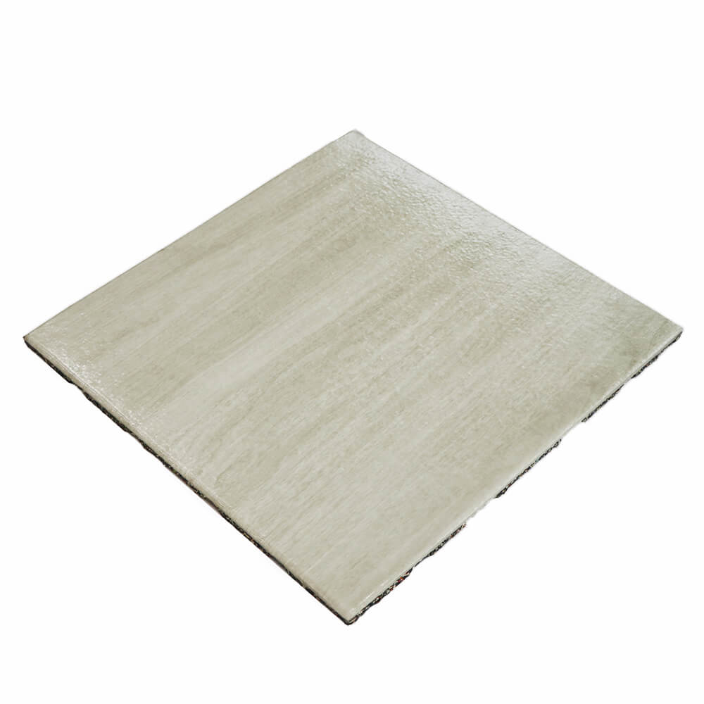 20mm Thick Wood Grain Surface Fitness Equipment Composite Gym Rubber Floor Tile