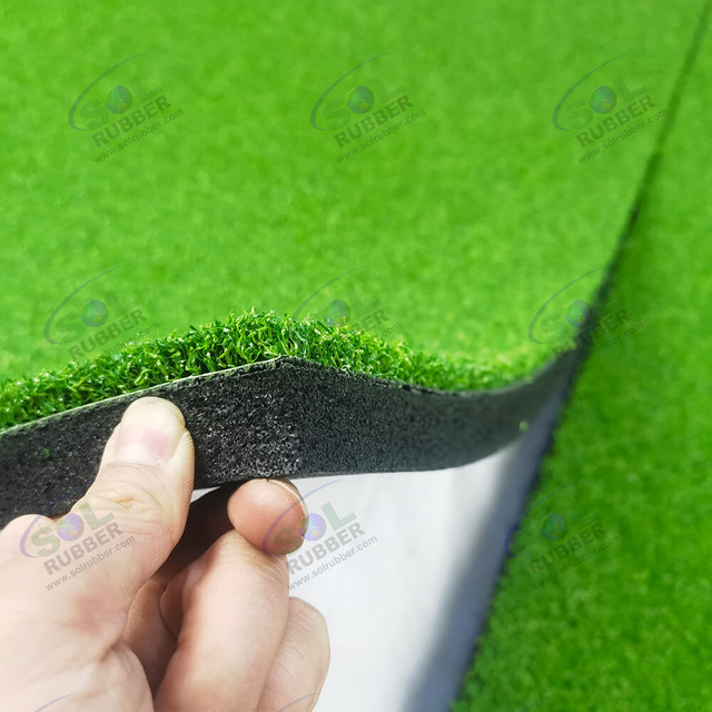 Shock Absorbing Sports Turf Artificial Turf Grass with Rubber Gym Rubber Tiles