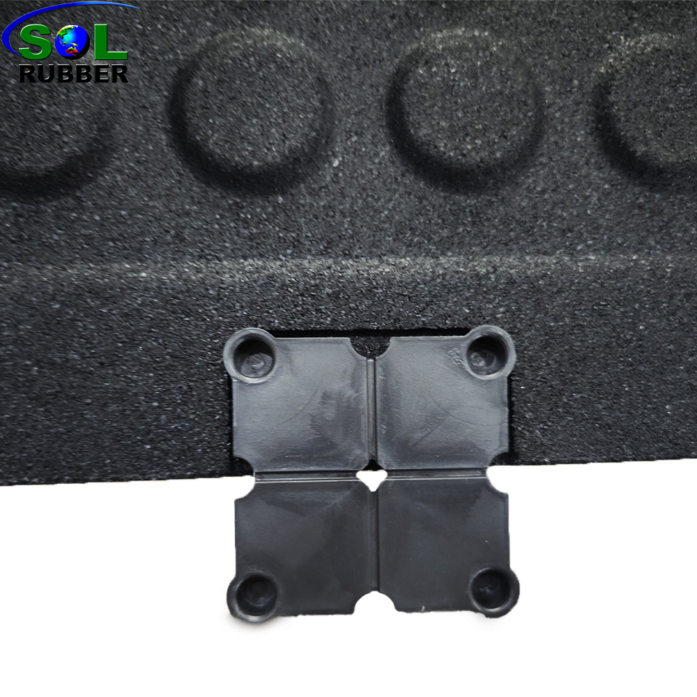 1m X1m gym rubber floor tile 20mm White Epdm For Gym Flooring