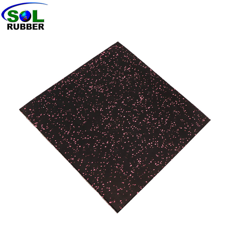20mm Commercial Fitness Equipment Rubber Floor Mats For Gym