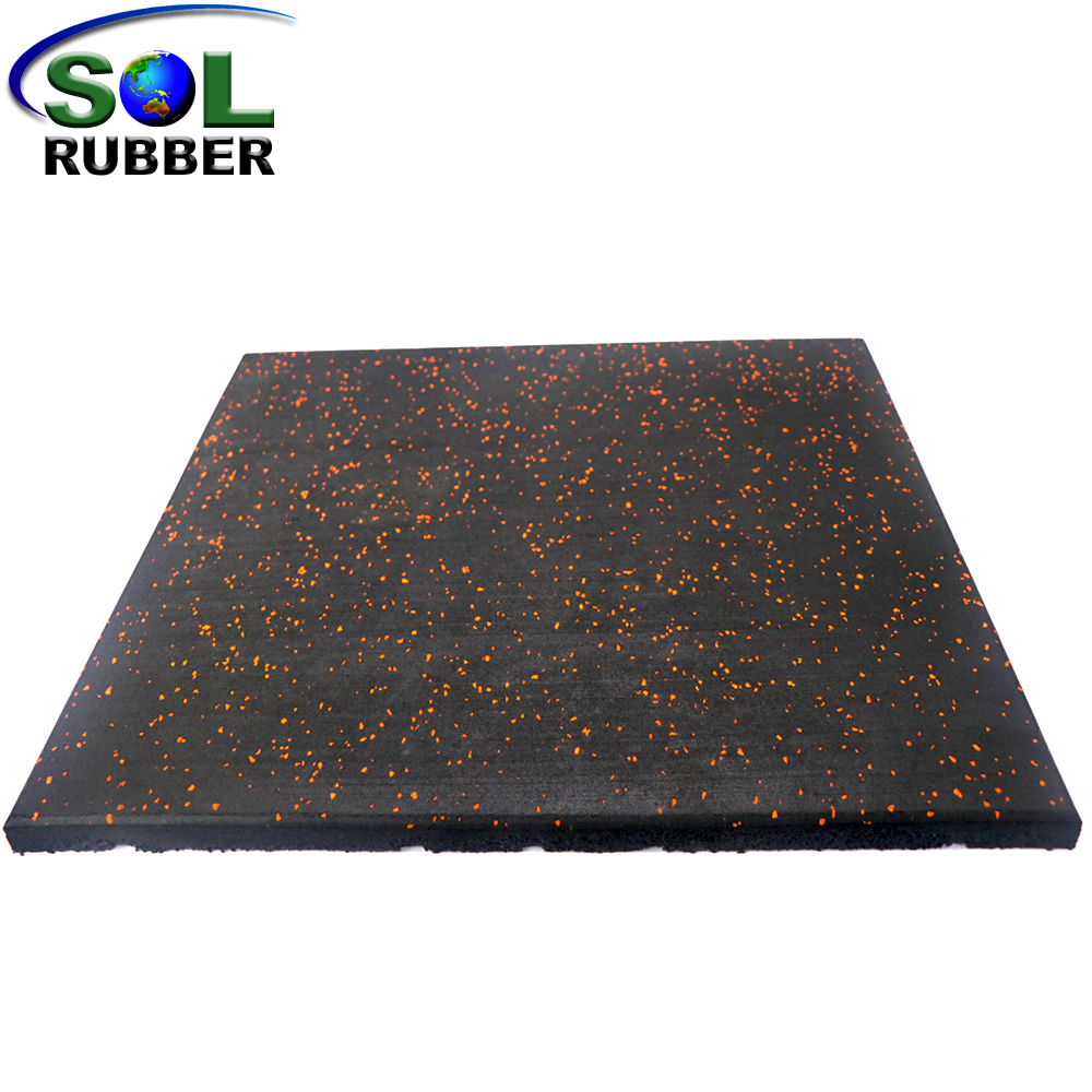Aging Resistance Rubber Gym Flooring