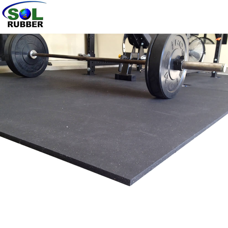 4x6' Heavy Duty Economy Rubber Flooring - Rubber Mats Gym Flooring
