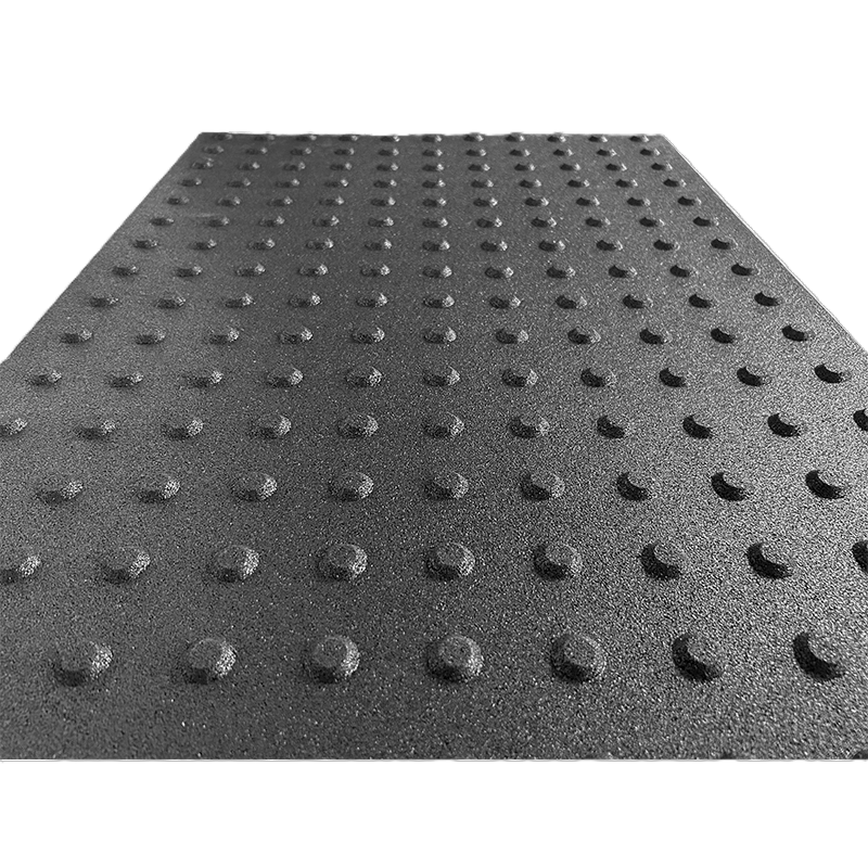 Slip Resistant Rubber Tactile Mat for Blind Man Flooring Tile