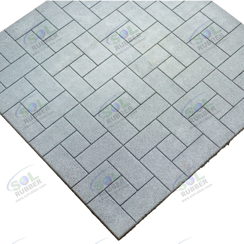 30mm Thick Unique Design Horse Stable Rubber Flooring