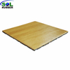 Wood Grain Rubber Gym Flooring Tiles for Commercial Fitness Centers
