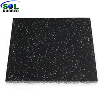 Wet/Dry Slip Resistant Fitness Room Gym Rubber Flooring Mats