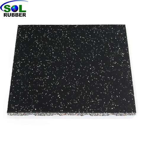 Wet/Dry Slip Resistant Fitness Room Gym Rubber Flooring Mats