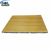 Wood Grain Rubber Gym Flooring Tiles for Commercial Fitness Centers