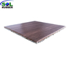 Wood Grain Odorless Absorption Gym Equipment Rubber Gym Floor Mat