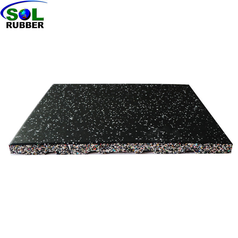 Wet/Dry Slip Resistant Fitness Room Gym Rubber Flooring Mats